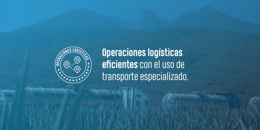 Operaciones logísticas eficientes con el uso de transporte especializado