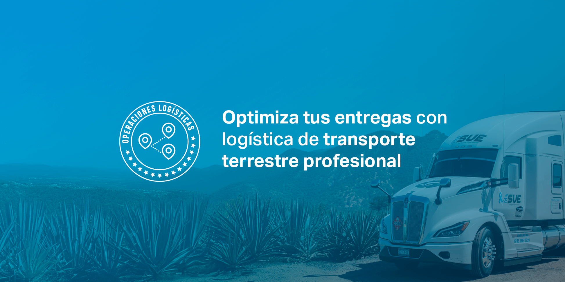 optimiza entregas con logistica de transporte terrestre profesional